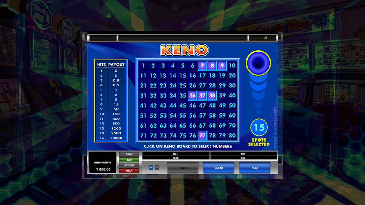 How to Play Online Keno